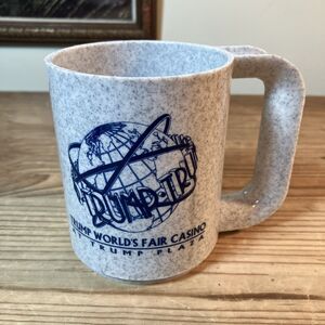 Vintage Plastic Mug Trump World’s Fair Casino At Trump Plaza The AM Pro Line
